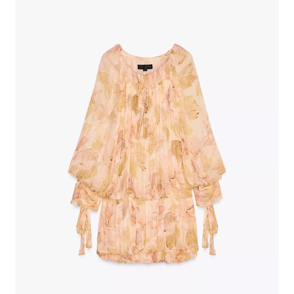 Zara NWT printed short dress ZW collection 2634/076 - Picture 2 of 7